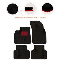 Premium Luxury Sheepskin Floor Mats for Bentley Bentayga 2015-2023