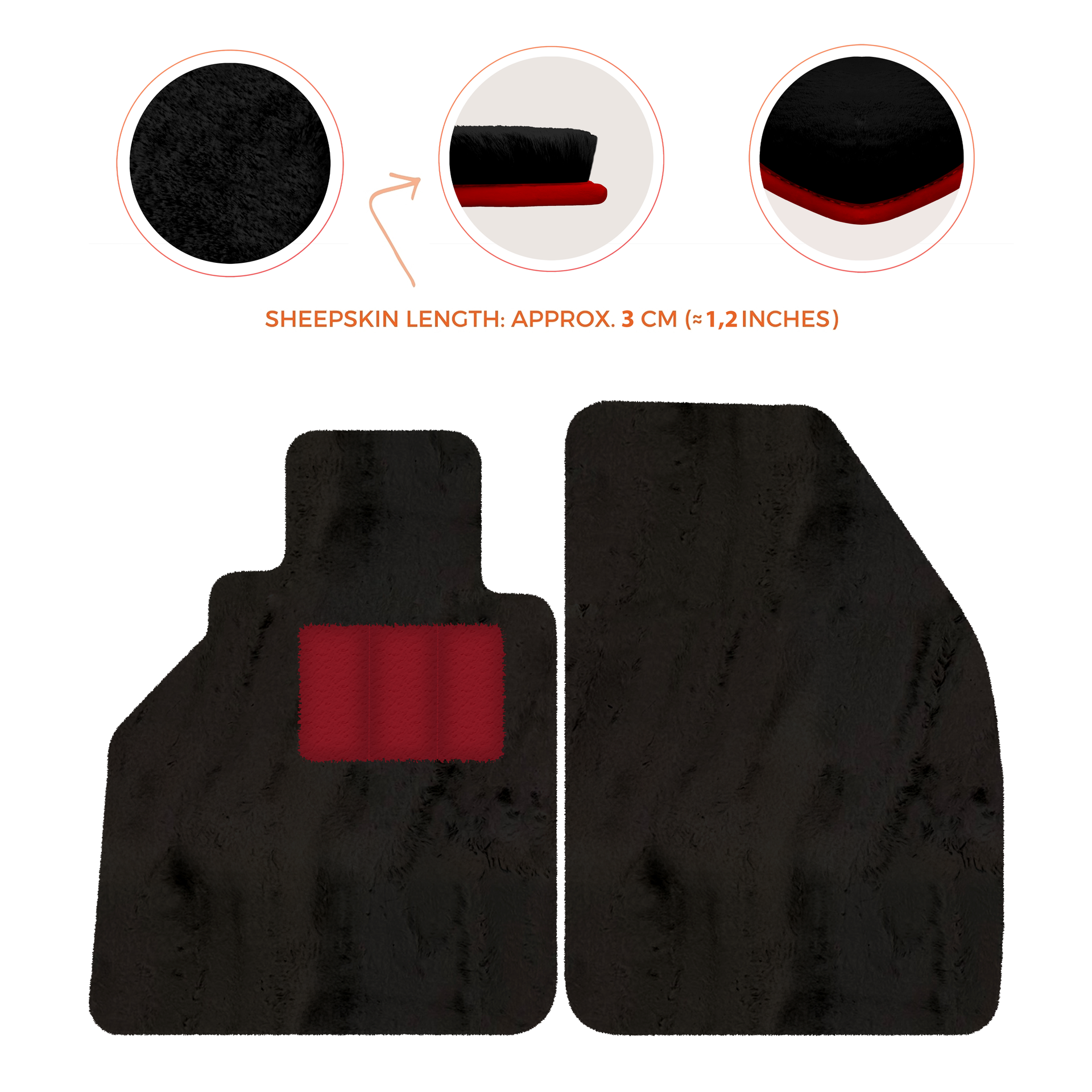 Dark Blue Floor Mats for Porsche 986 Boxster (1996-2004) - AutoWin