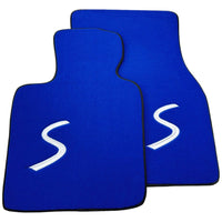 Blue Floor Mats for Mini Countryman F60 (2017-2023) - AutoWin