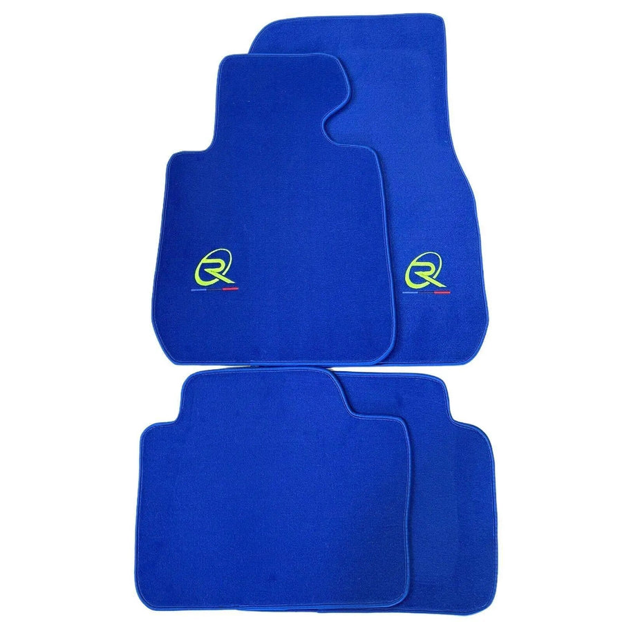 Blue Mats For BMW Gran Tourer F46 (2015-2022) 7 Seats Tailored Set Perfect Fit - AutoWin