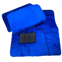 Blue Sheepskin Floor Mats for Rolls-Royce Wraith (2013-2023) - AutoWin