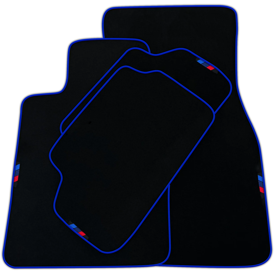 Black Mats For BMW Gran Tourer F46 (2015-2022) 5 Seats | Gray Trim | Various Trim Colors