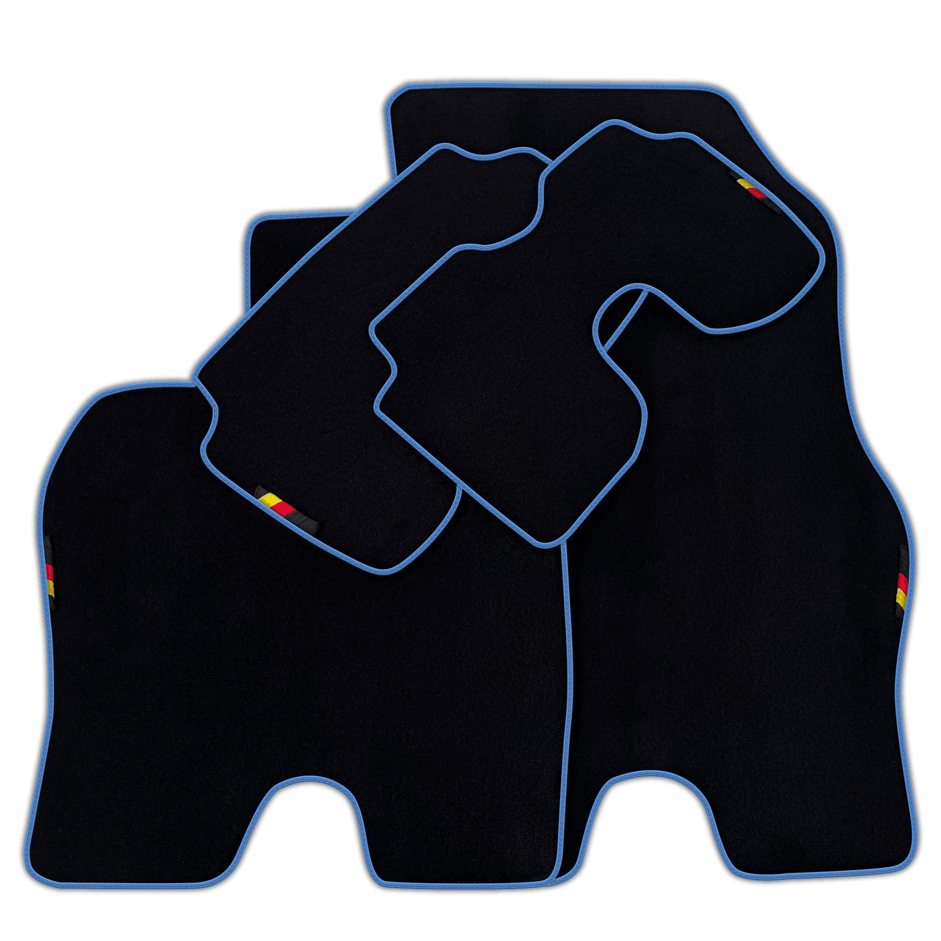 Black Floor Mats for BMW i8 German Edition | Various Trim Colors