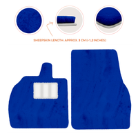 Luxury Sheepskin Floor Mats for Lamborghini Revuelto 2024-2025