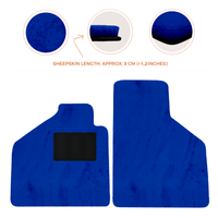 Premium Sheepskin Floor Mats for Lamborghini Aventador (2012-2022)