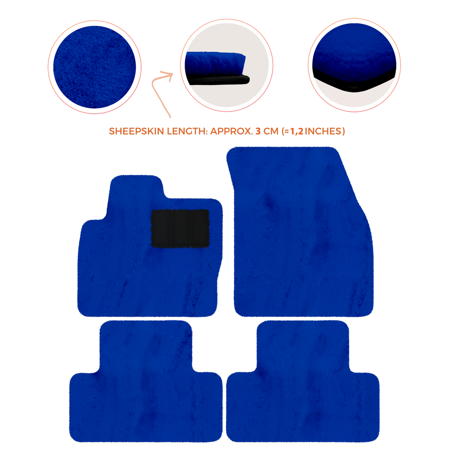 Premium Sheepskin Floor Mats for Range Rover Vehicles (2012-2022)
