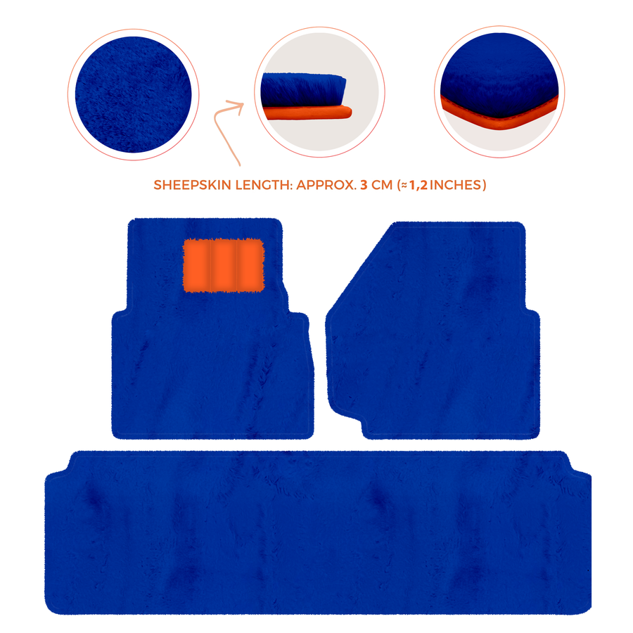 Luxurious Premium Sheepskin Floor Mats for Range Rover (2012-2022)