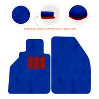Premium Sheepskin Floor Mats for Porsche 986 Boxster (1996-2004)