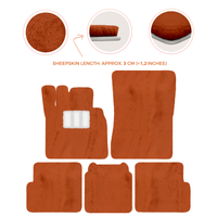 Premium Sheepskin Floor Mats for Ferrari 296 GTS (2022-2025)