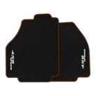 Black Leather Floor Mats for Ferrari 458 Spider (2012-2015) | Custom