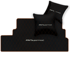 Premium Black Leather Floor Mats for Ferrari F12 (2012-2022)