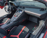 Customizable Floor Mats for Lamborghini Aventador Svj Leather Carbon Limited Edition
