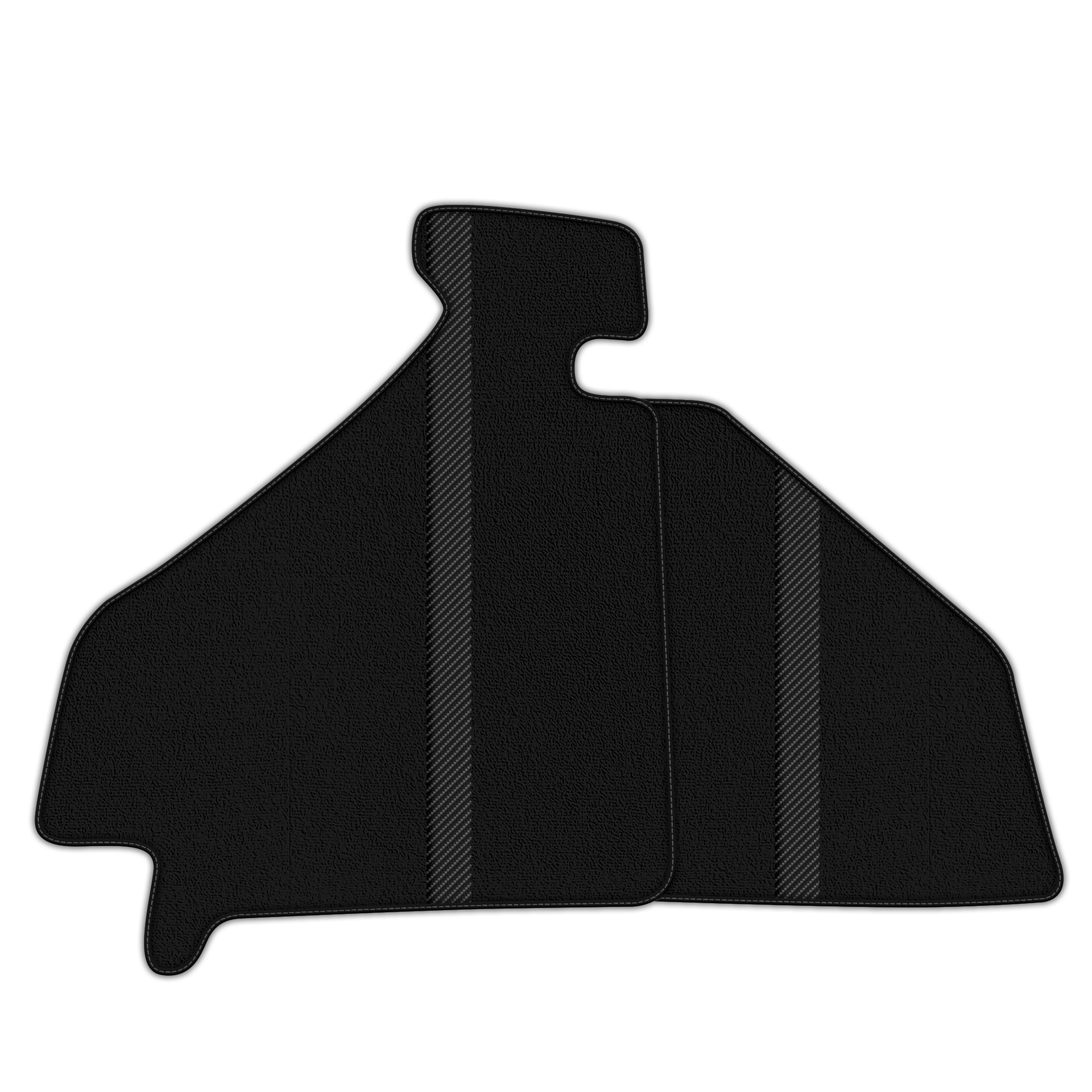 Luxury Black Floor Mats for Ferrari 550 Maranello (1996-2002)