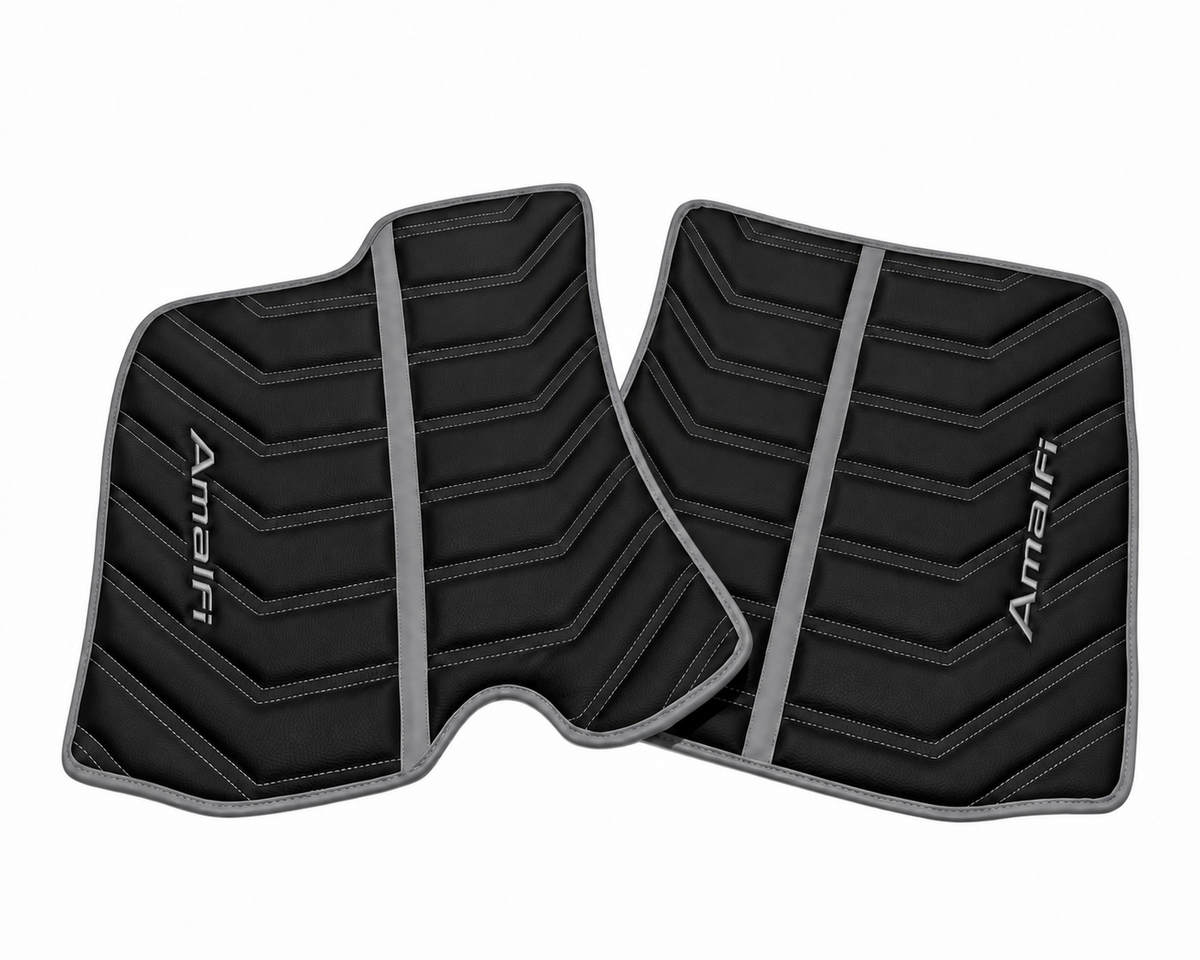 Customizable Floor Mats From Carpet With Leather for Ferrari Roma (2021-2027)