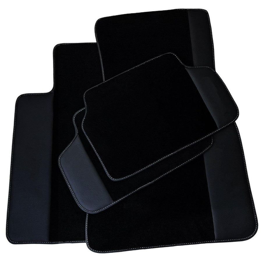 Customizable Black Mats For BMW G60 (2023-2026) Sedan With Leather - AutoWin