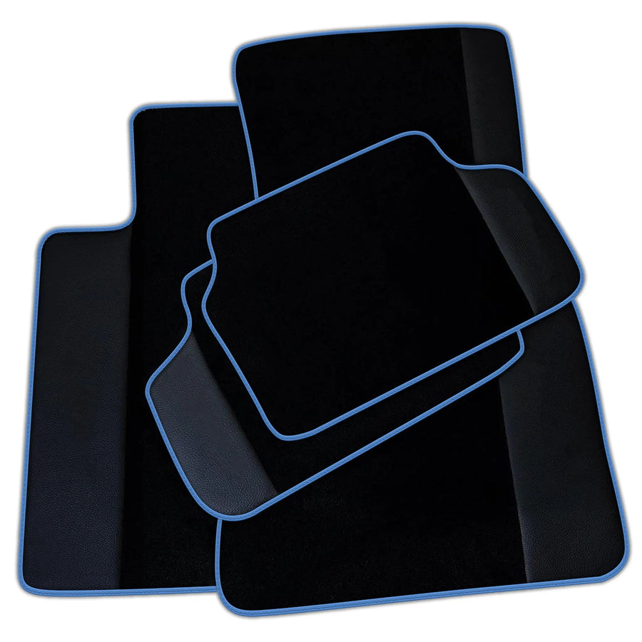 Customizable Black Mats For BMW G60 (2023-2026) Sedan With Leather