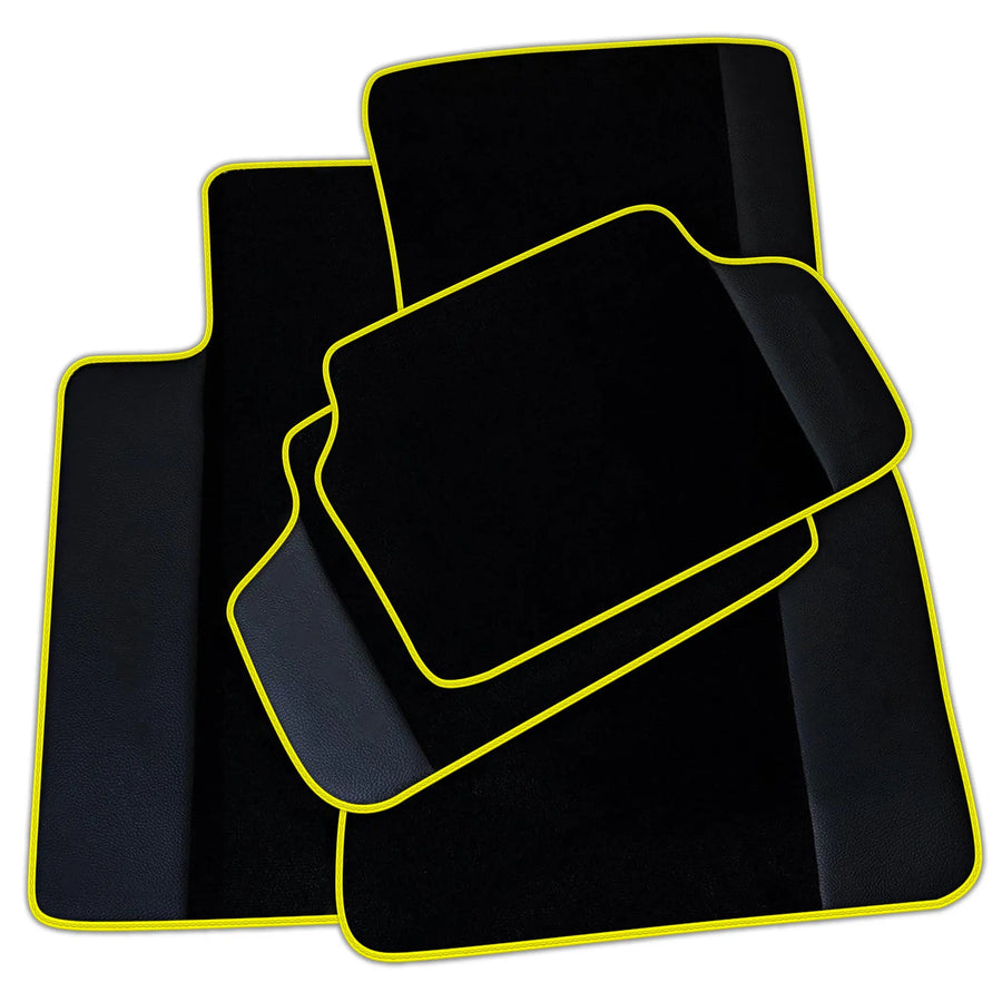 Customizable Black Mats For BMW G60 (2023-2026) Sedan With Leather
