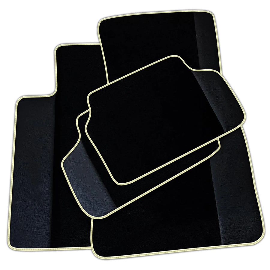 Customizable Black Mats For BMW G60 (2023-2026) Sedan With Leather