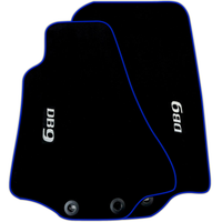 Black Floor Mats for Aston Martin DB9 Volante (2004-2016) Convertible Various Trim Colors