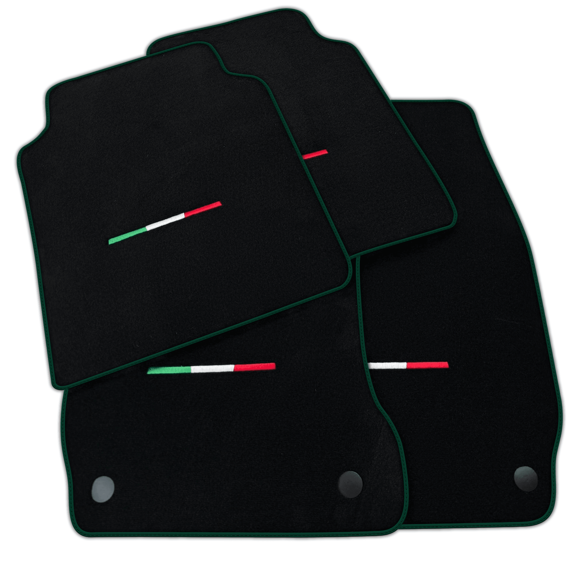 Black Floor Mats for Maserati Quattroporte | Italian Edition | Various Trim Colors