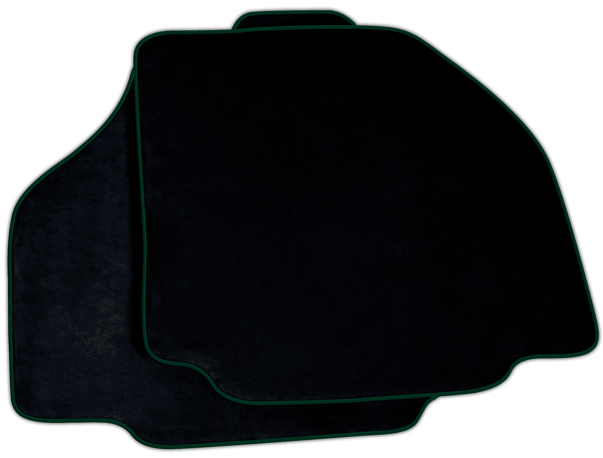 Black Alcantara Floor Mats for Ferrari 488 Pista Spider | Various Trim Colors