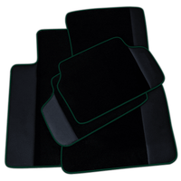 Black Floor Mats for BMW 2 Series G61 (2023-2026) Touring with Leather | Various Trim Colors