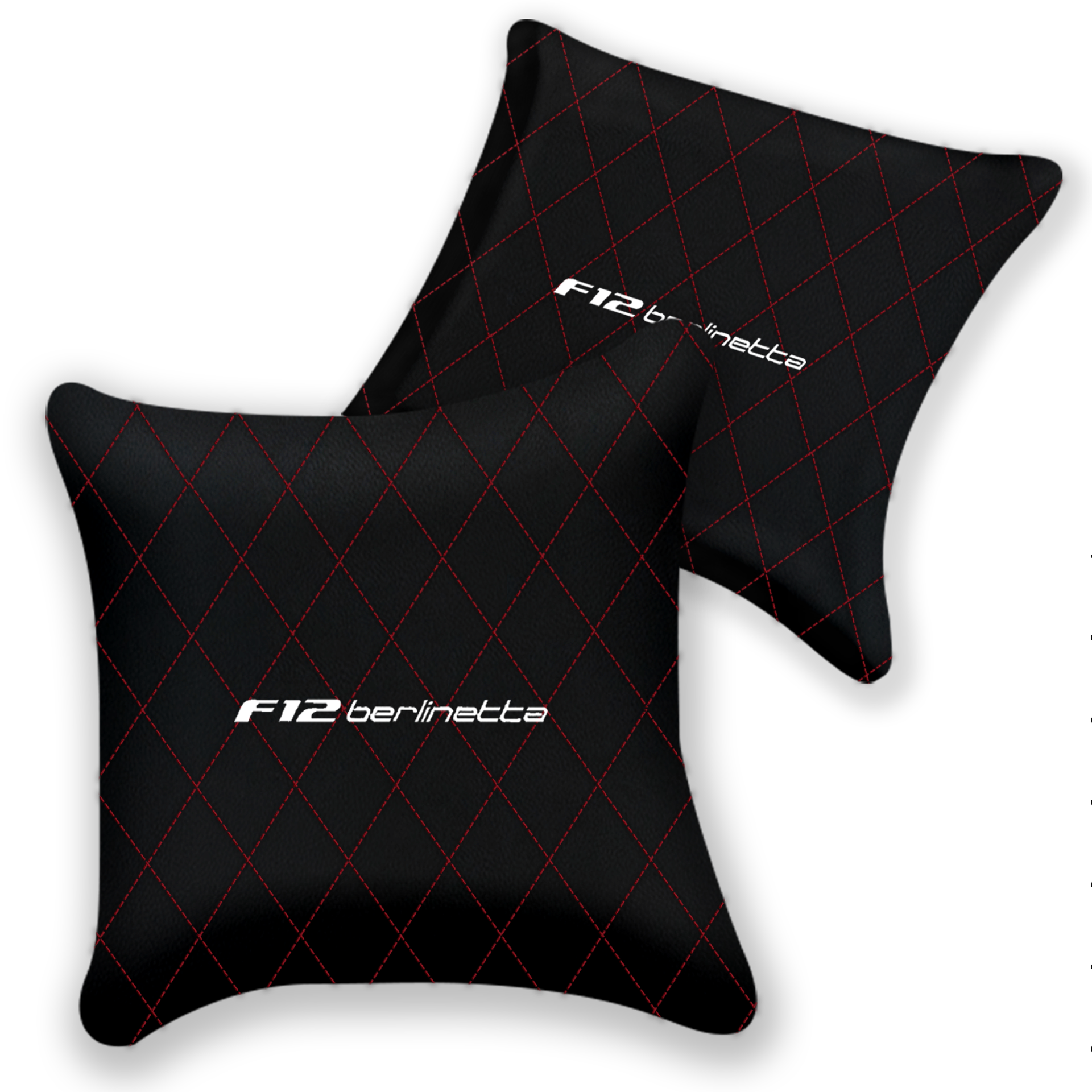 Customizable Black Leather Pillows for Ferrari California T 2015-2018