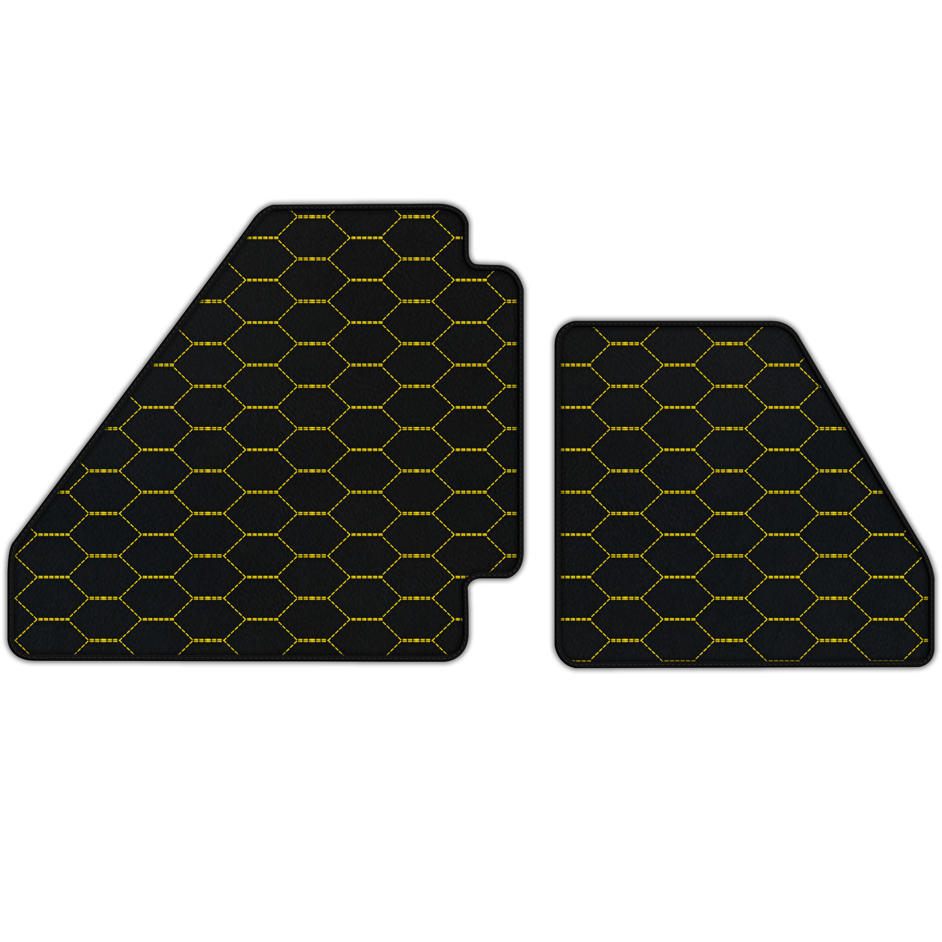 Customizable Floor Mats From Carpet With Leather for Ferrari F40 (1987-1996) - AutoWin