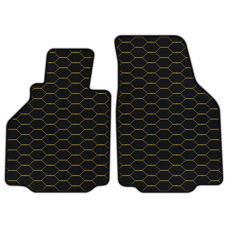Customizable Leather Floor Mats with Divario Pattern for Porsche 911 GT3 RS (996) 2003–2004