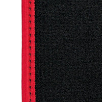 Black Floor Mats for Ferrari Purosangue Long with Red Trim | Italian Edition - AutoWin