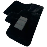 Black Sheepskin Floor Mats for BMW iX (2022-2024) - AutoWin