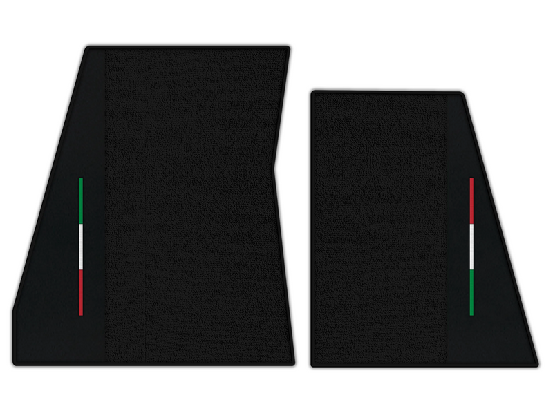 Floor Mats From Carpet With Leather for Ferrari F80 - Italy Collection