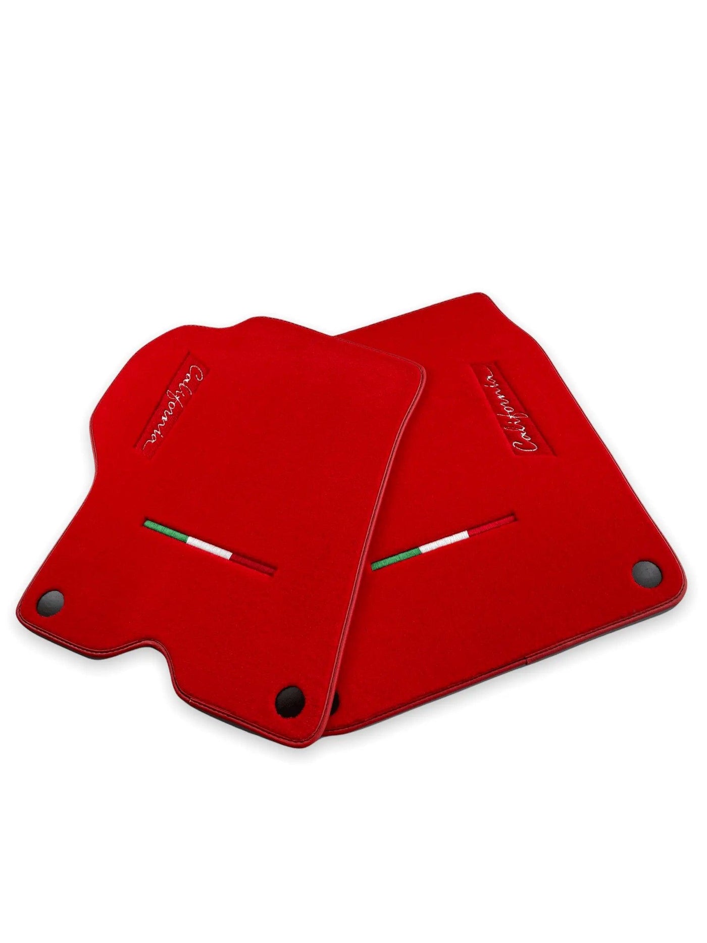 Floor Mats For Ferrari California 2008-2014 Red Color - AutoWin