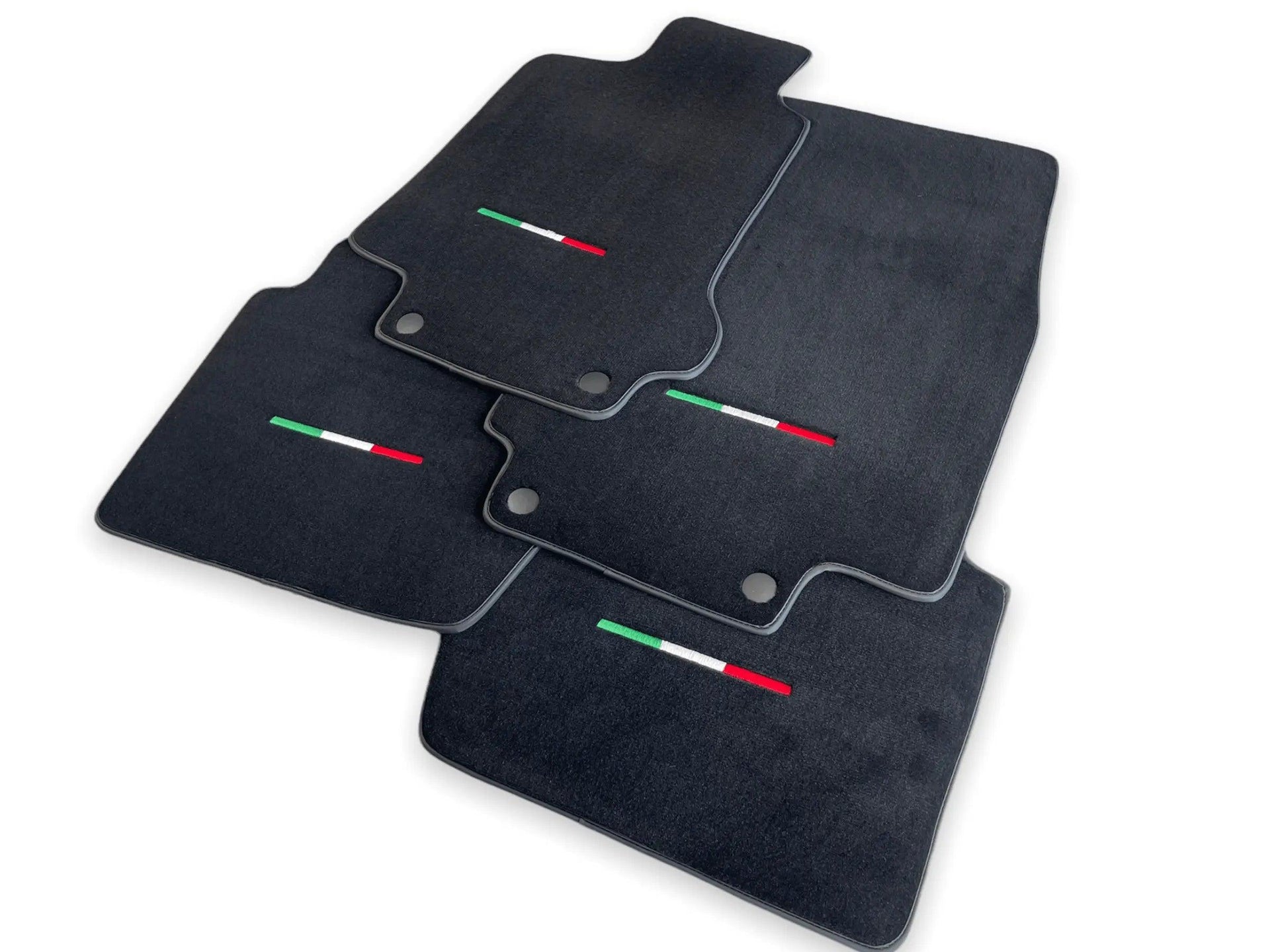 Floor Mats For Maserati GranTurismo MC Stradale (2011-2015) Black IT Edition - AutoWin