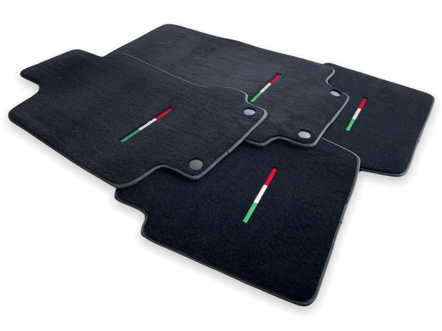 Floor Mats For Maserati GranTurismo MC Stradale (2011-2015) Black IT Edition - AutoWin
