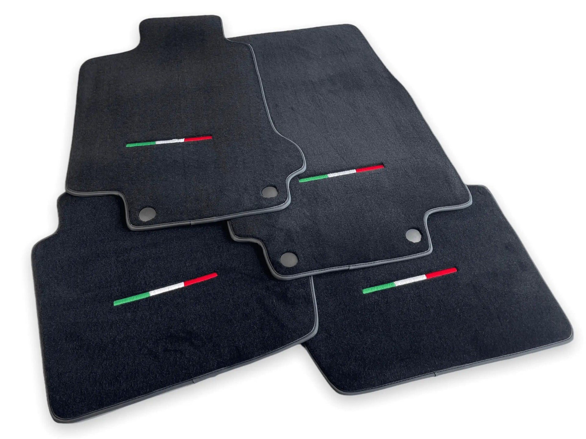 Floor Mats For Maserati GranTurismo MC Stradale (2011-2015) Black IT Edition - AutoWin