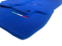 Floor Mats For Maserati GranTurismo S (2008-2012) Blue IT Edition - AutoWin