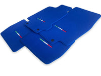Floor Mats For Maserati GranTurismo Sport (2012-2019) Blue IT Edition - AutoWin