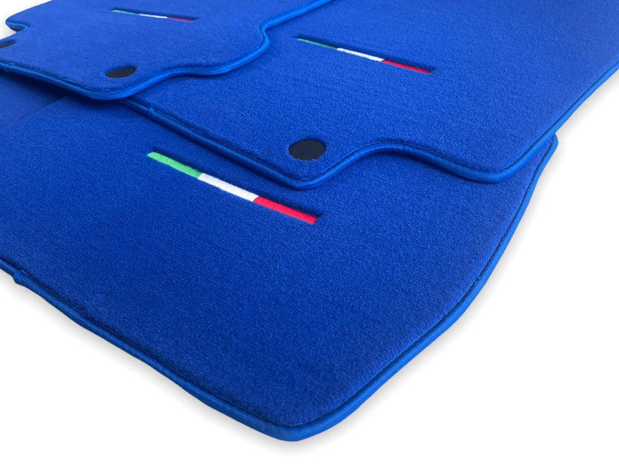 Floor Mats For Maserati GranTurismo Sportline (2009-2019) Blue IT Edition - AutoWin