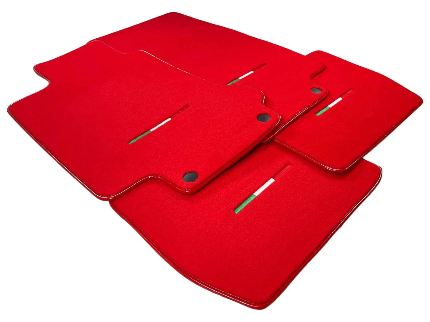 Floor Mats For Maserati GranTurismo Sportline (2009-2019) Red IT Edition - AutoWin