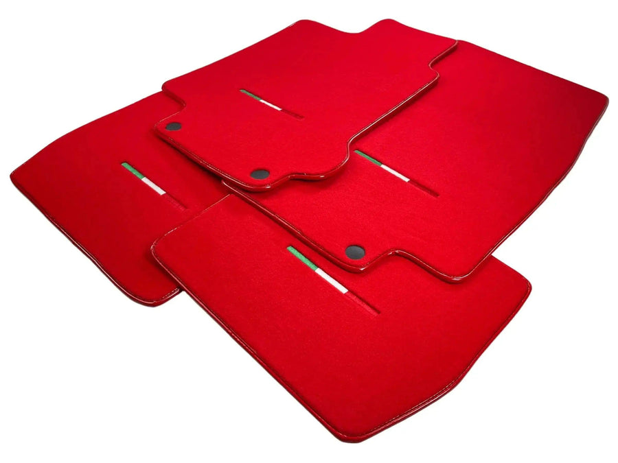 Floor Mats For Maserati GranTurismo Sportline (2009-2019) Red IT Edition - AutoWin