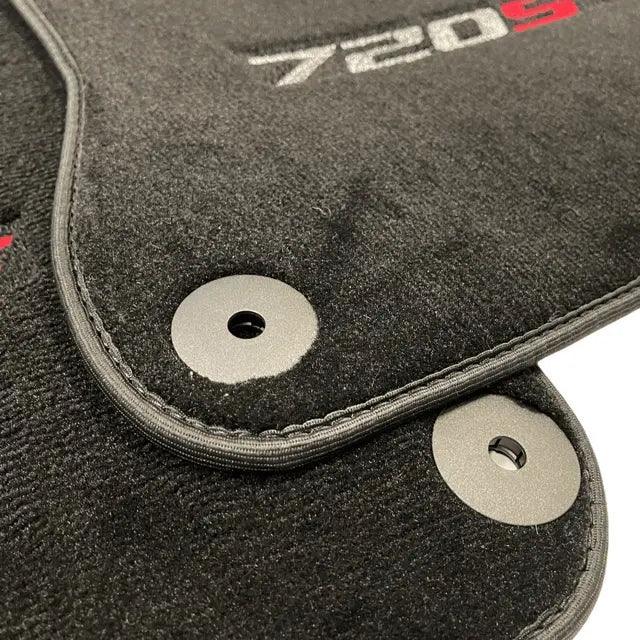 Floor Mats For McLaren 720S Black Tailored Carpets Set AutoWin - AutoWin