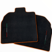 Lamborghini Aventador Floor Mats - Limited Edition | Orange Trim