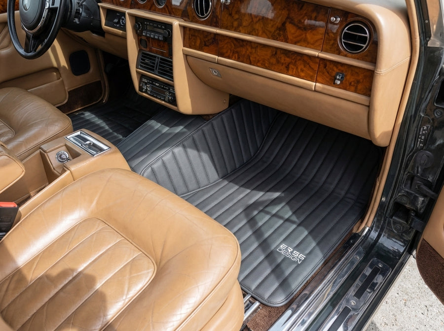Dywaniki samochodowe dla Rolls Royce Wraith 2013-2023 Skórzane ER56 Design