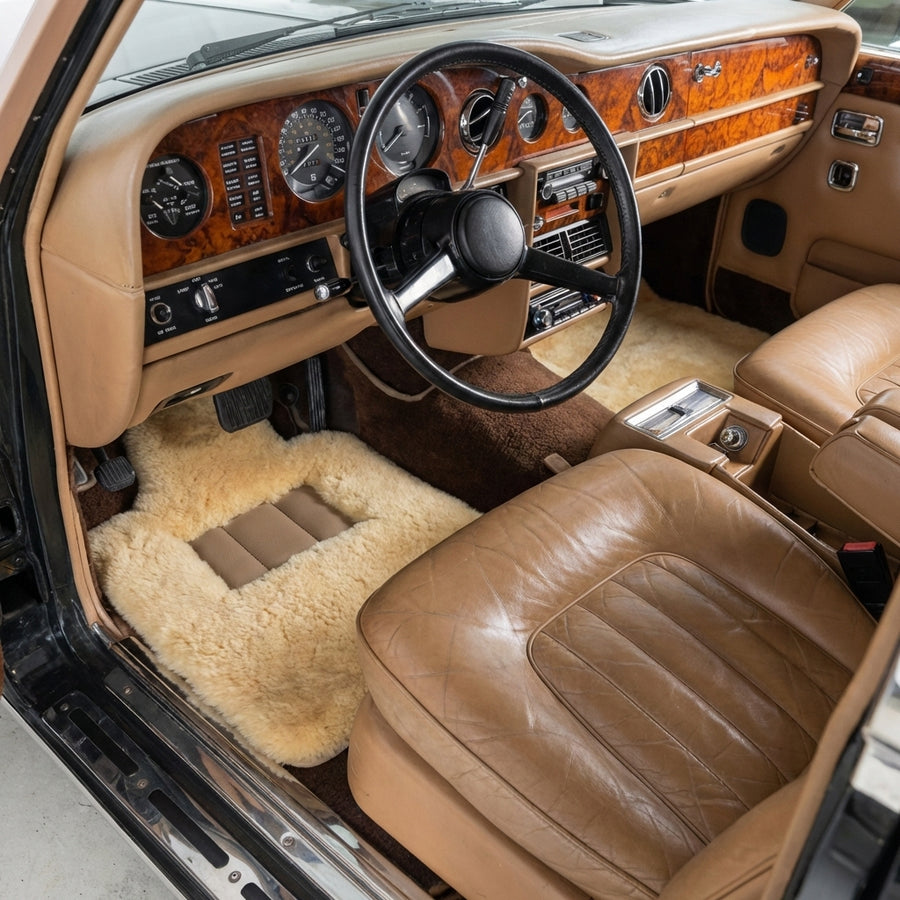 Naturalne Dywaniki Medyczne z Jagnięcej Wełny dla Rolls Royce Wraith | Relugan