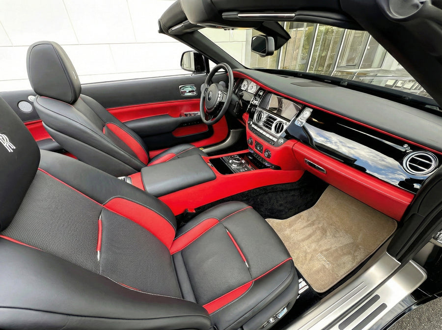 Dywaniki dla Rolls Royce Dawn Rr6 2016-2023 Beżowe ER56 Design