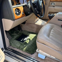 Light Green Sheepskin Floor Mats for Rolls-Royce Phantom Drophead Coupe (2007-2016)