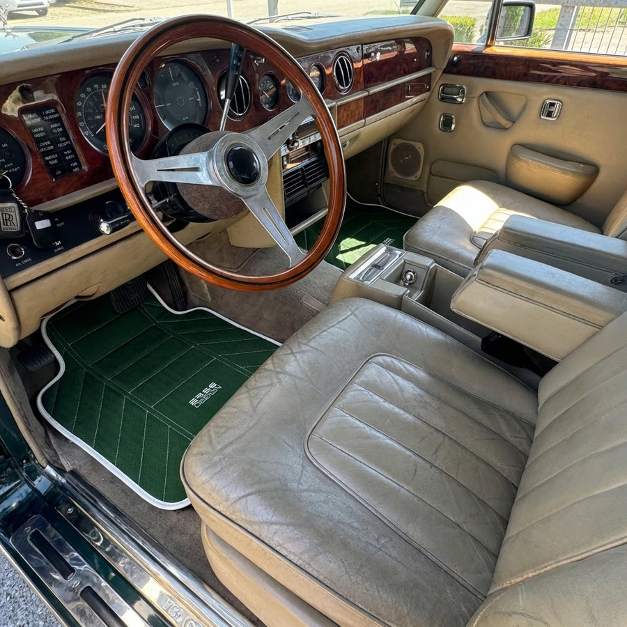 Zielone Skórzane Dywaniki Samochodowe Dla Rolls Royce
