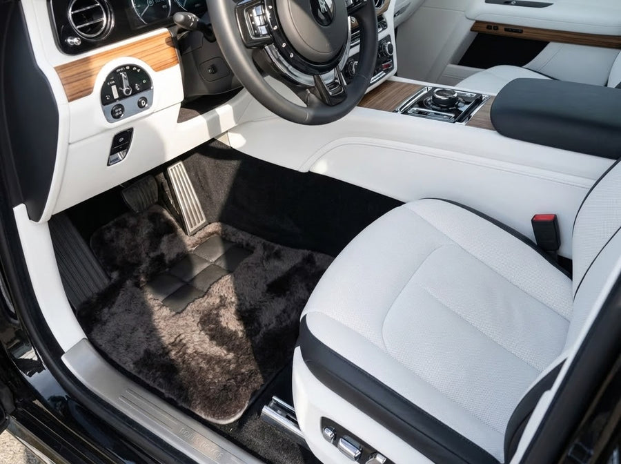 Oryginalne Dywaniki Samochodowe z Owczej Wełny dla Rolls Royce Spectre (2023-2024) Projekt ER56