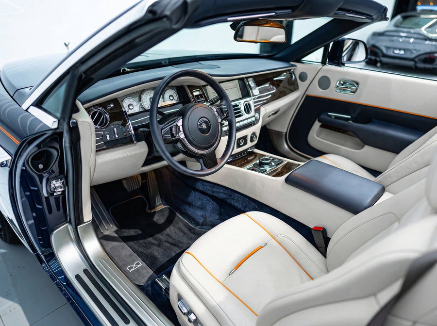Czarne Dywaniki Samochodowe Dla Rolls Royce Black Badge